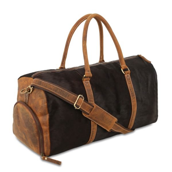 Leather Hairon Duffle Bag 02