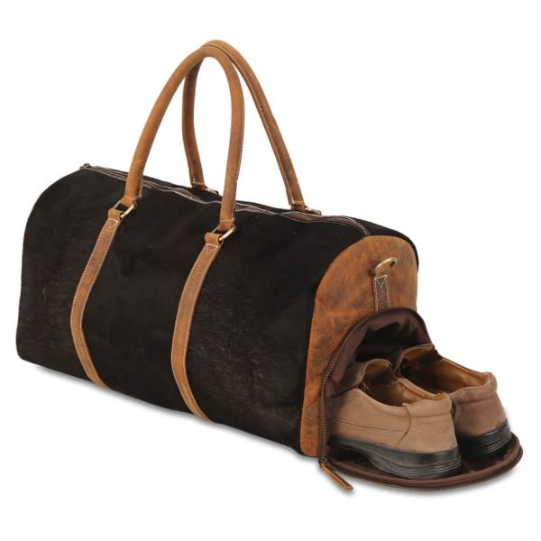 Leather Hairon Duffle Bag 02