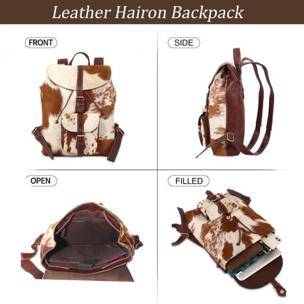 Leather Hairon Backpack 01