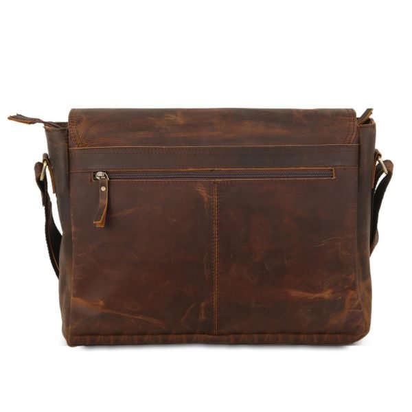 Leather Messenger Bag 01